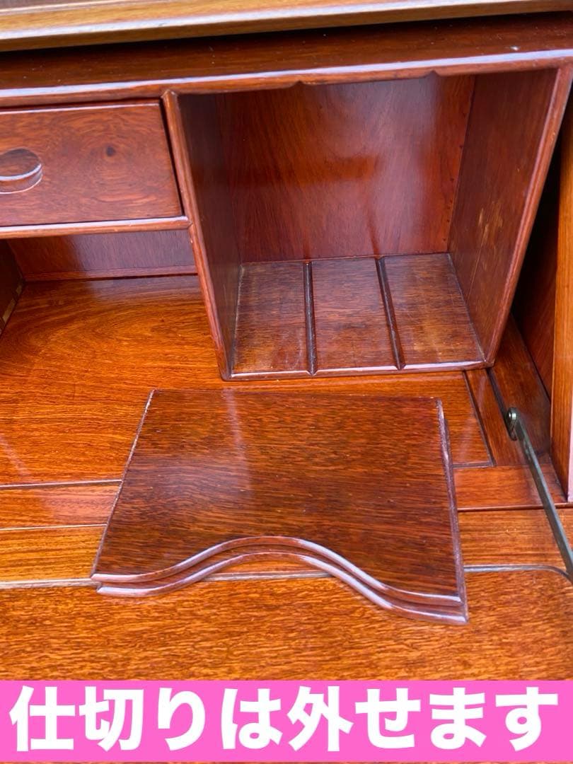 最高級♦️希少アンティーク♦️美しい木目 ライティングピューロー♦️大容量収納♦️送料込