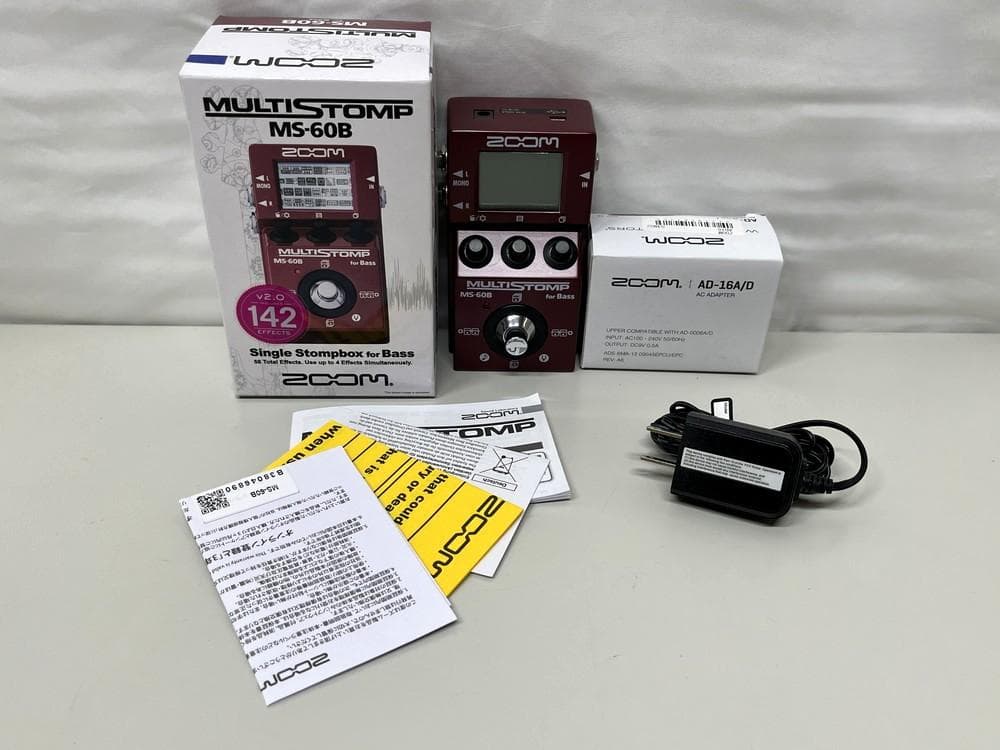 ◆ZOOM MULTISTOMP MS-60B ベースエフェクター 09105
