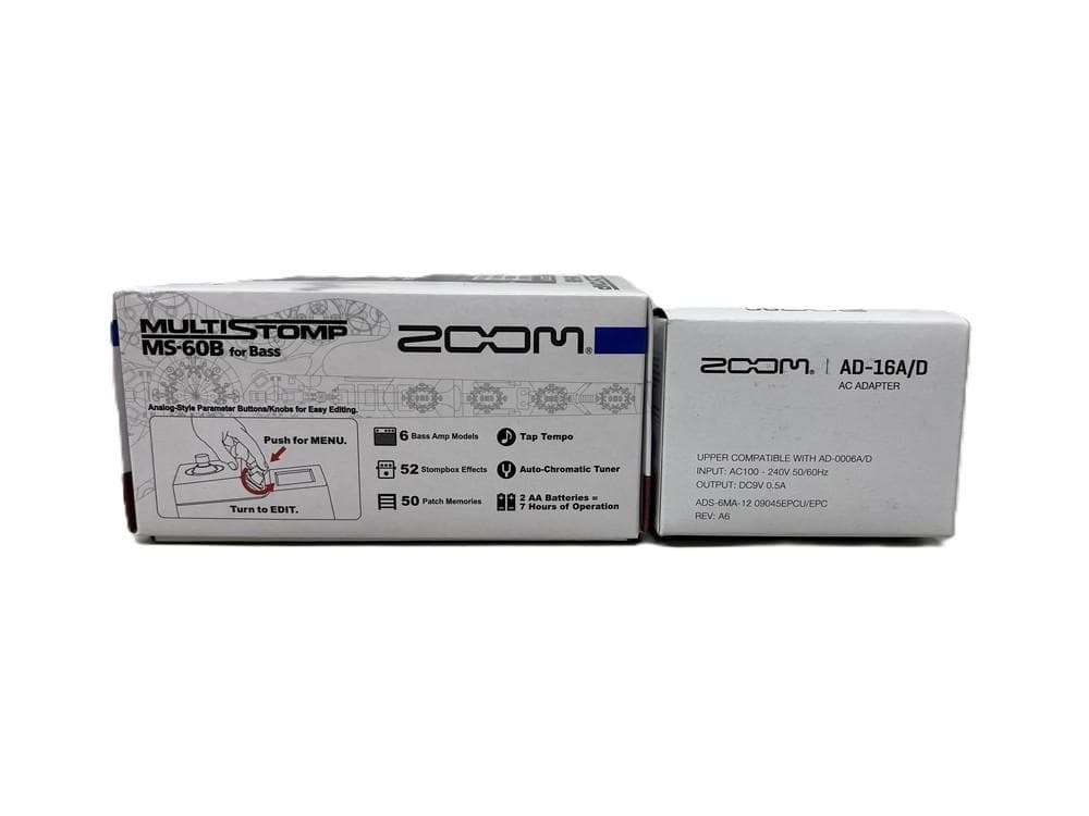 ◆ZOOM MULTISTOMP MS-60B ベースエフェクター 09105