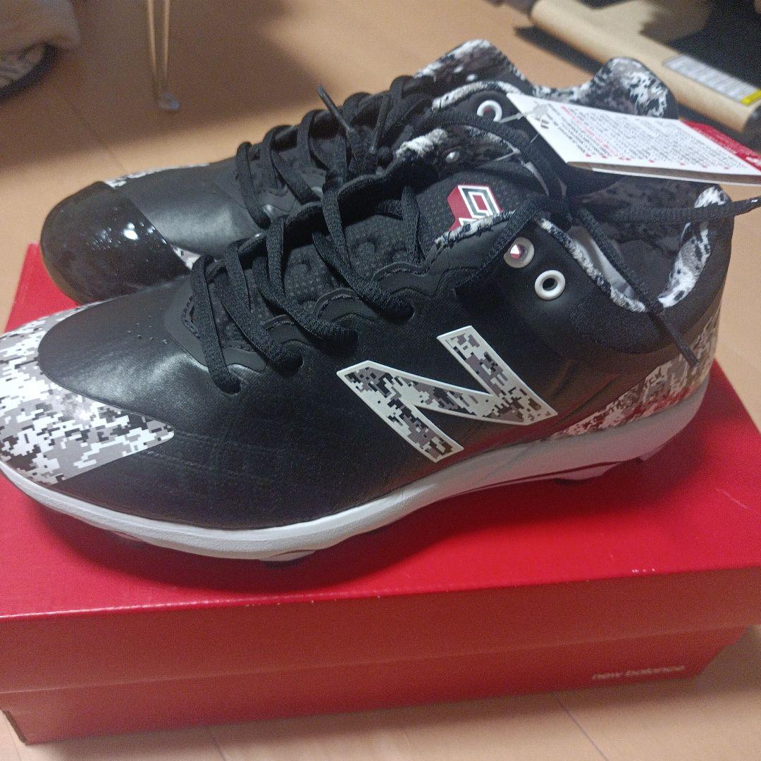 【新品未使用】New Balance 野球スパイク 黒　26.0cm
