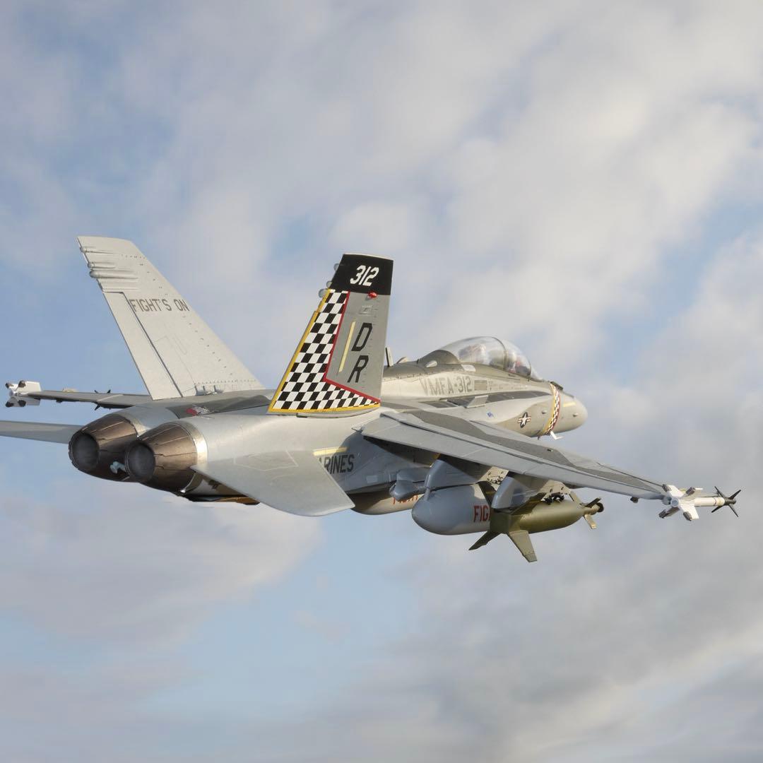 ハセガワ製1／48F/A-18Dレガシーホーネットプラモデル完成品