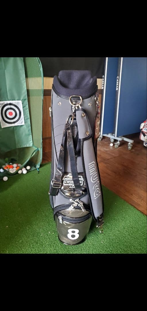 muta キャディバッグ 黒