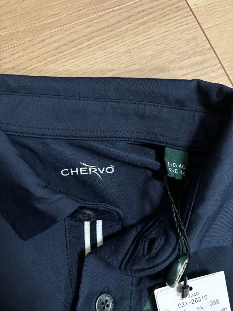 新品未使用　CHERVO ネイビー ポロシャツ サイズ46