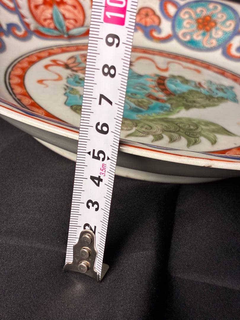 伊万里？獅子 色絵皿