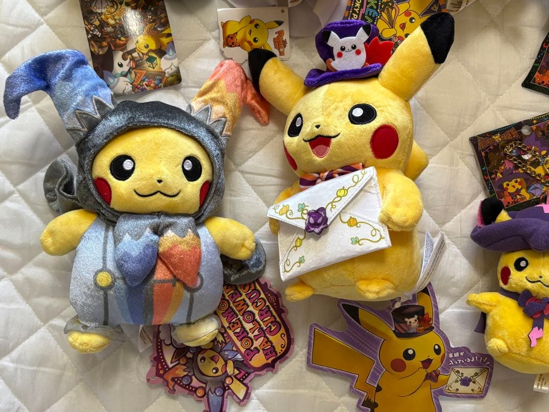 セット　まとめ　クリスマス　ハロウィン　ぬいぐるみ　ピカチュウ ポケモンセンター