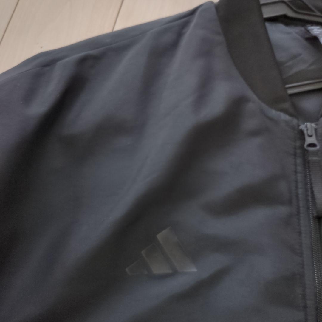 【稀少サイズ5XL】adidasオールブラックスラグビー薄手中わた入りジャケット