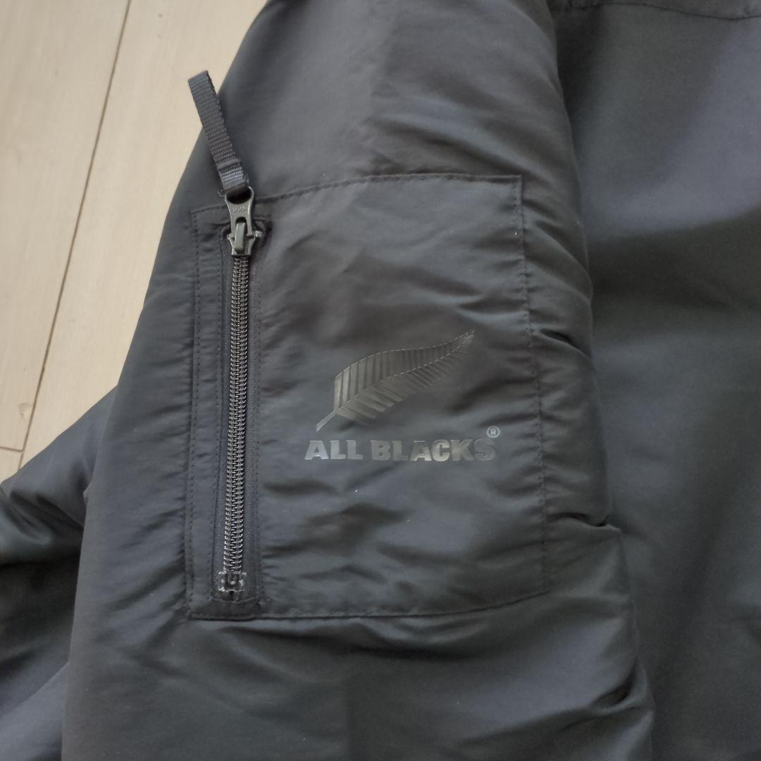 【稀少サイズ5XL】adidasオールブラックスラグビー薄手中わた入りジャケット