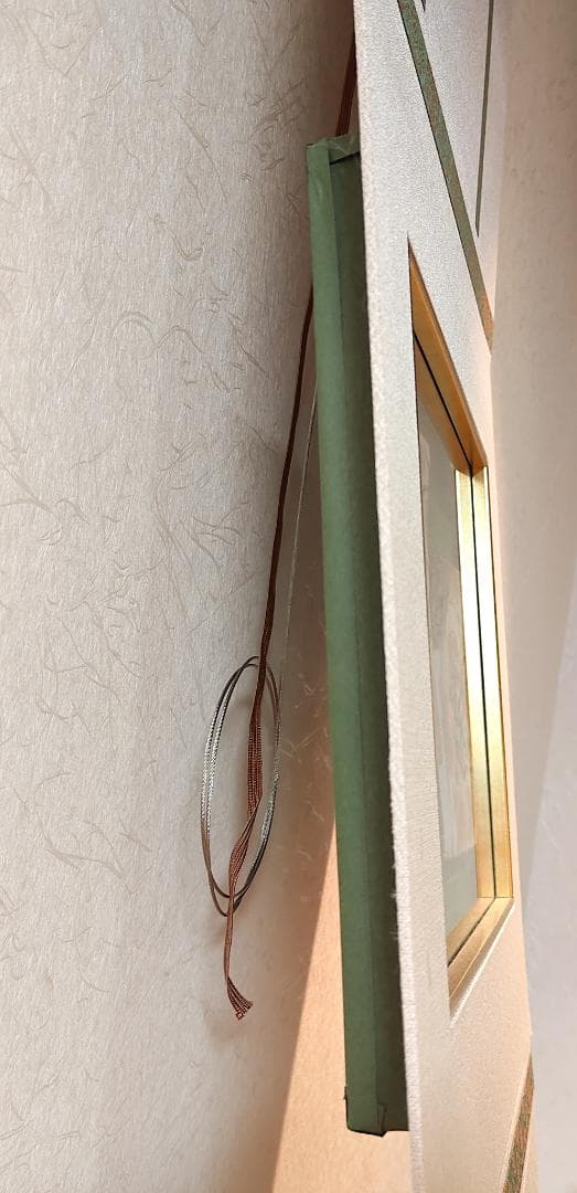 値下げ【新品・未使用】陶板掛軸　風神雷神　インテリア　貴重品　清水焼