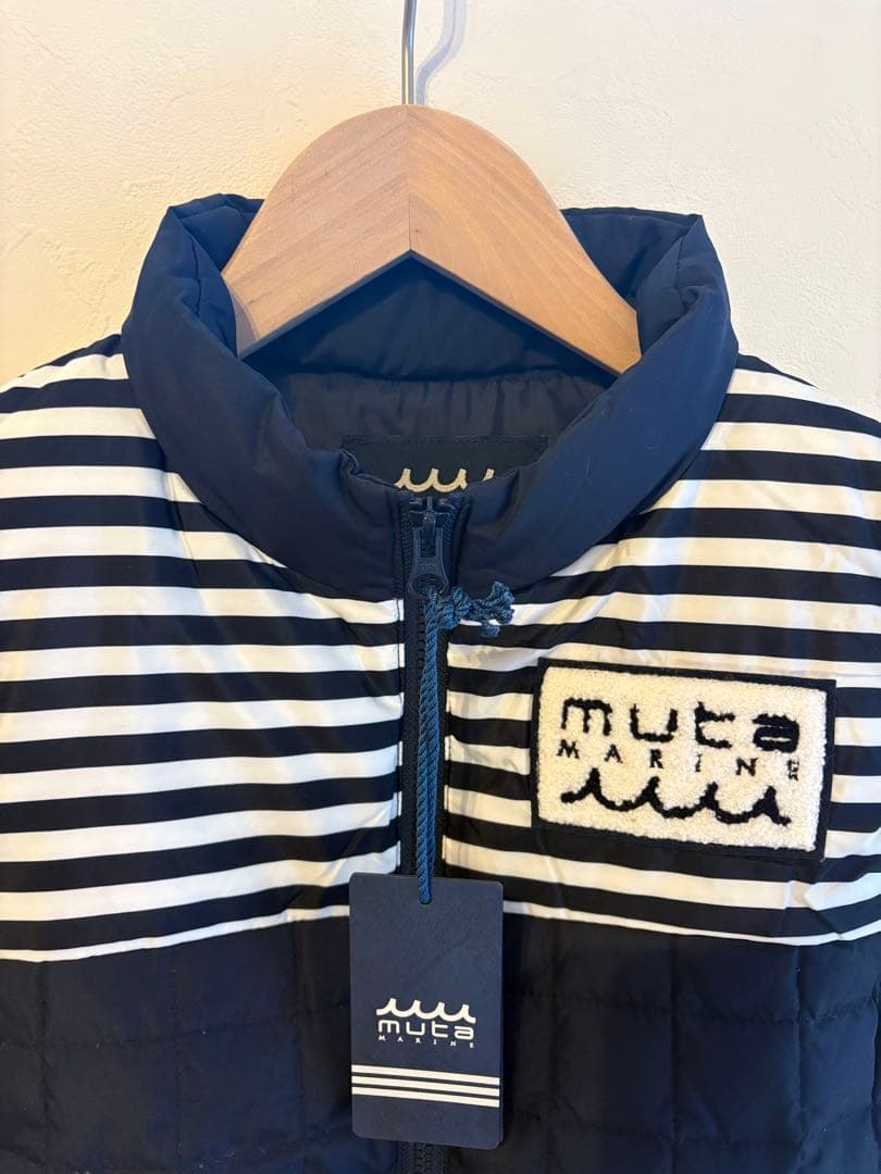 新品タグ付きmuta ムータ　ダウン　ベスト ゴルフM 定価30,800円