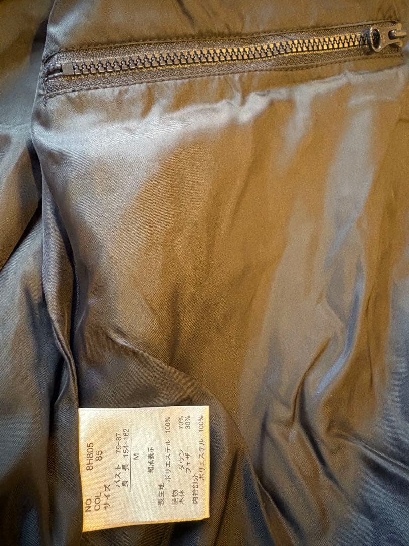 新品タグ付きmuta ムータ　ダウン　ベスト ゴルフM 定価30,800円