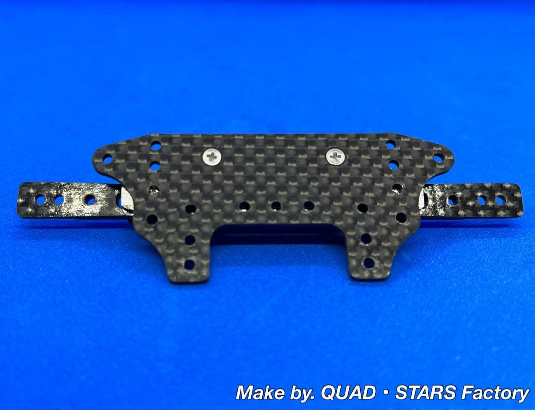 【ミニ四駆・MS用】2軸ATスライドダンパー／左右独立稼働式　2023／カーボン