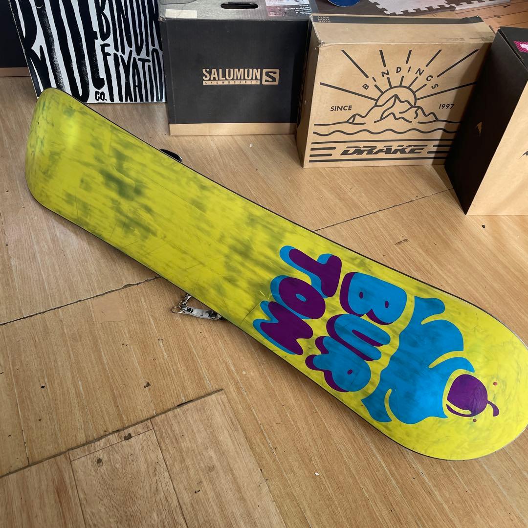 BURTON　キッズスノーボードセット　120cm　バートン　バイン付4点セット