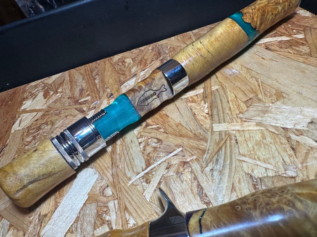 スタビライズドウッド　渓流釣り　ブラックバストップウォーター ブライトリバー