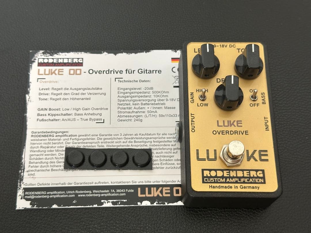 超美品Rodenberg LUKE Overdrive