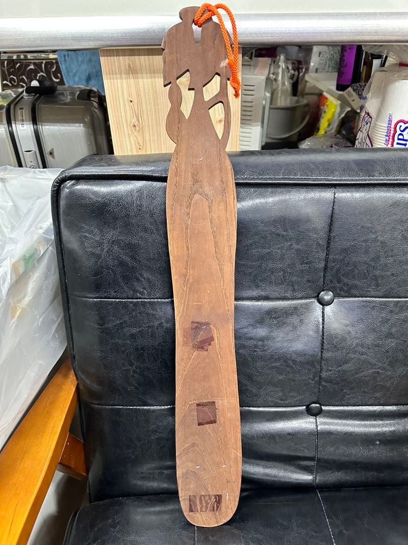 茶道具　短冊と短冊掛け　藤の花　永井恵美　木製壁飾り(短冊色紙用)