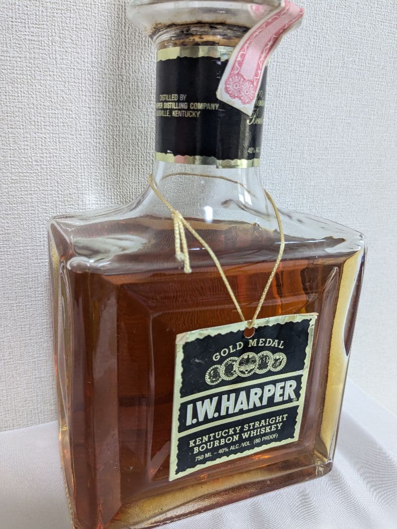 希少 I.W.HARPER ウイスキー デキャンタ ボトル 古酒