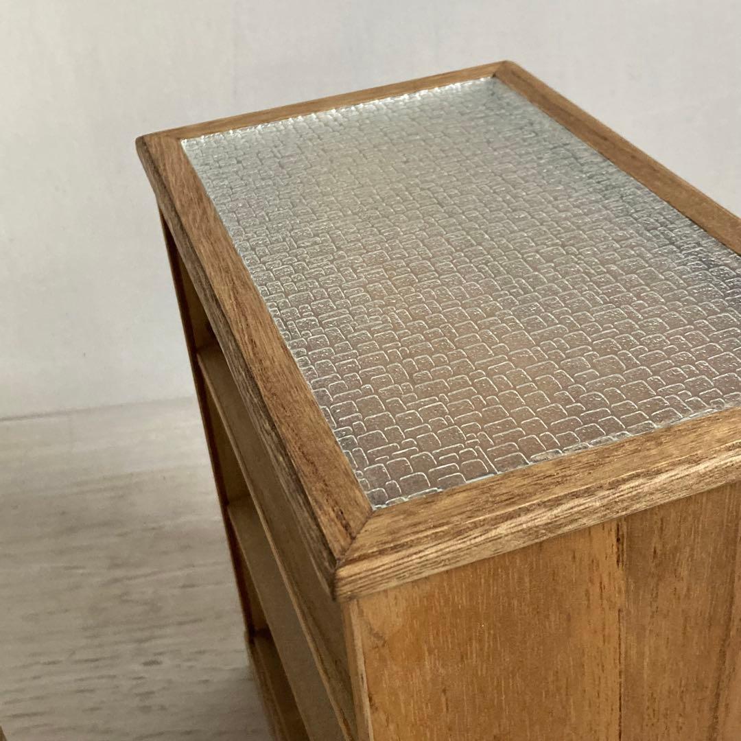 古い木製3杯 小引き出し 小物入れ 糸ケース 古家具