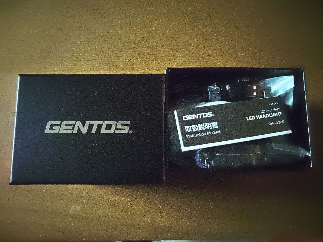 [値下げ][新品]GENTOS GH-103RG ヘッドライト ブラック