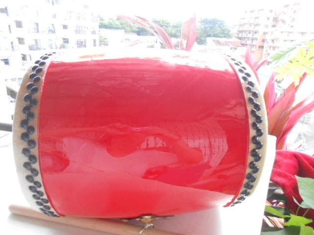 個数限定　新品未使用(送料無料)14.000円　エイサー用小太鼓14cm撥付き