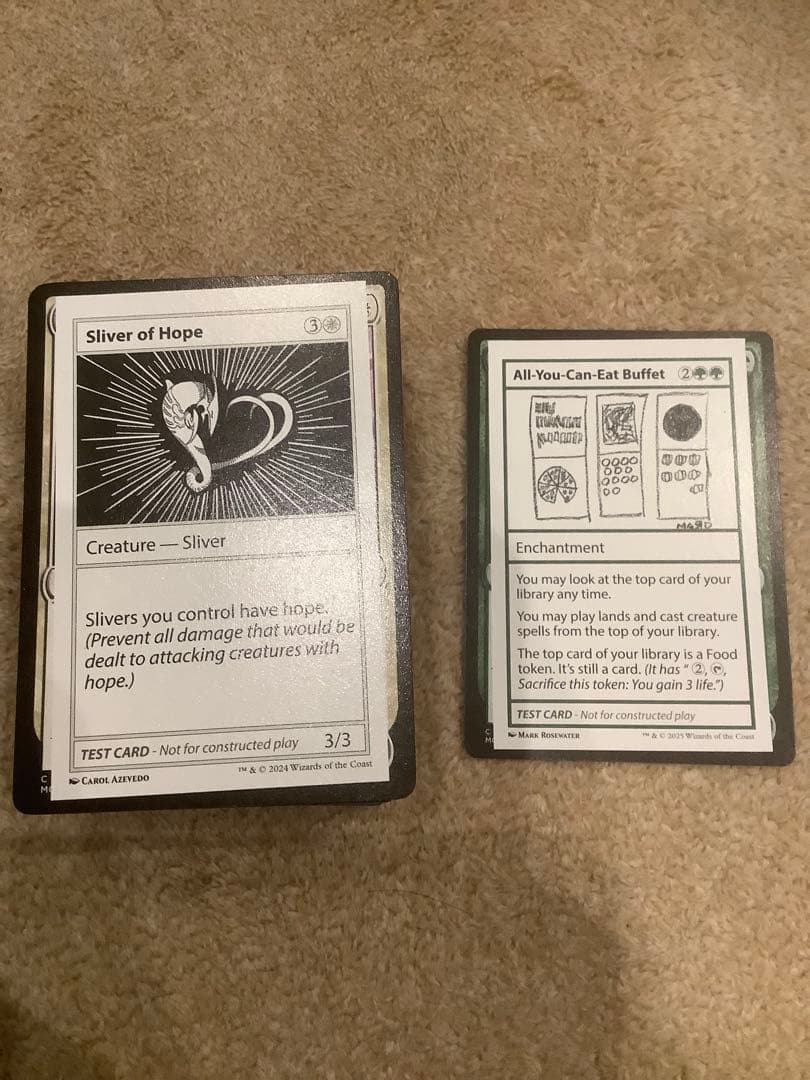 ミステリーブースター2 プレイテストカード120枚＋おまけ