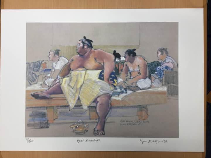 ★D3★ 松岡リン アーカイバルインクジェット 限定300部「大関 小錦」