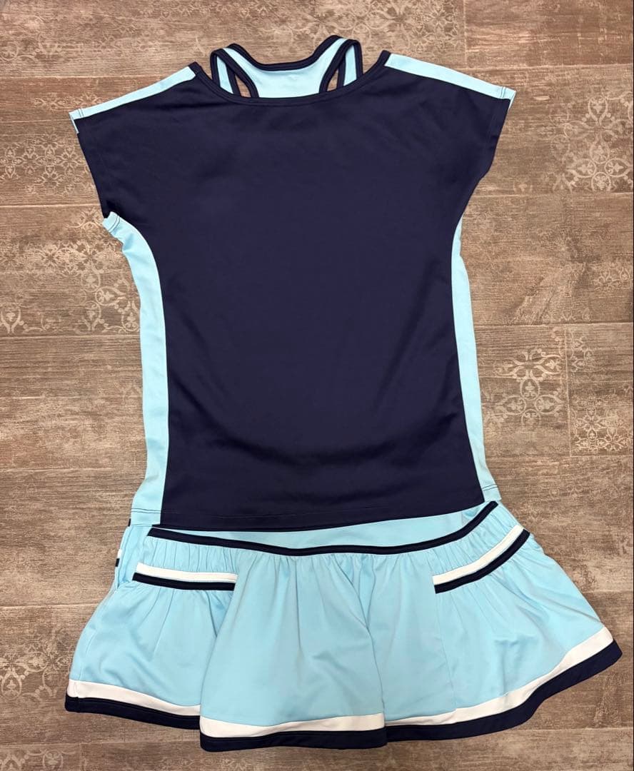 フィラ　テニスウェア上下セット　Lサイズ　ゲームシャツ＋スコート