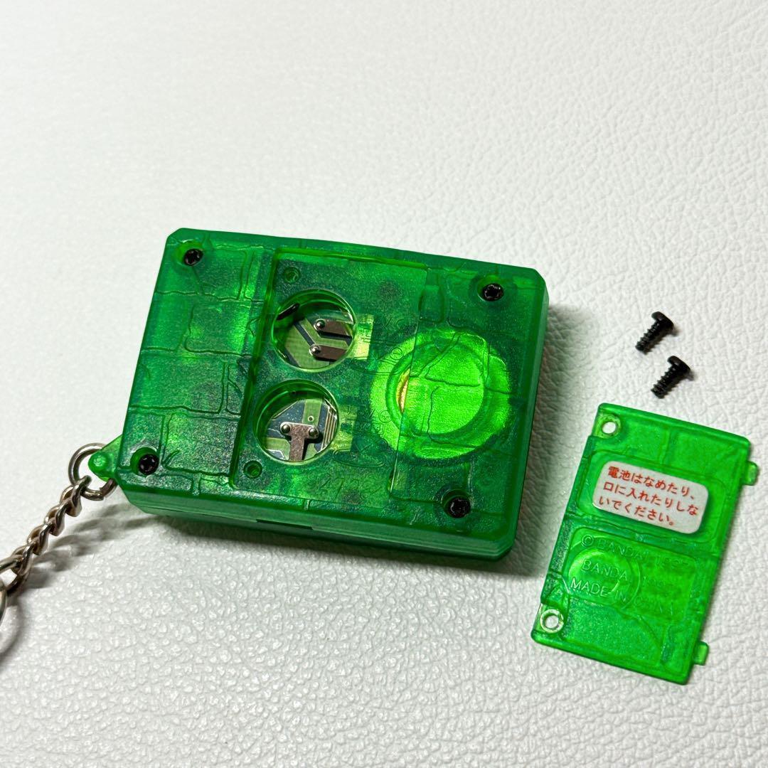 【美品 当時物】デジタルモンスター Ver.5 クリアグリーン 初代 デジモン