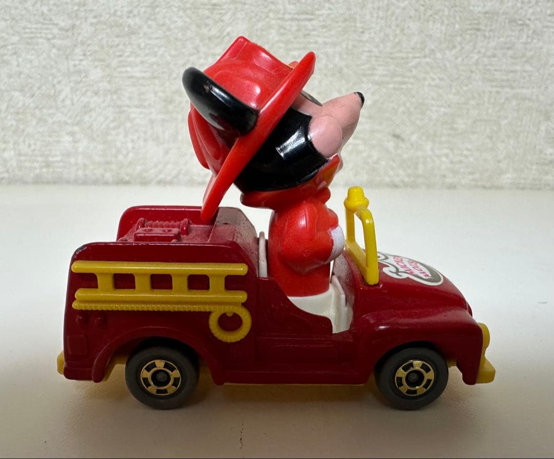 激レア ビンテージ レトロ ミッキーマウス 消防車 トイカー (PD-2)