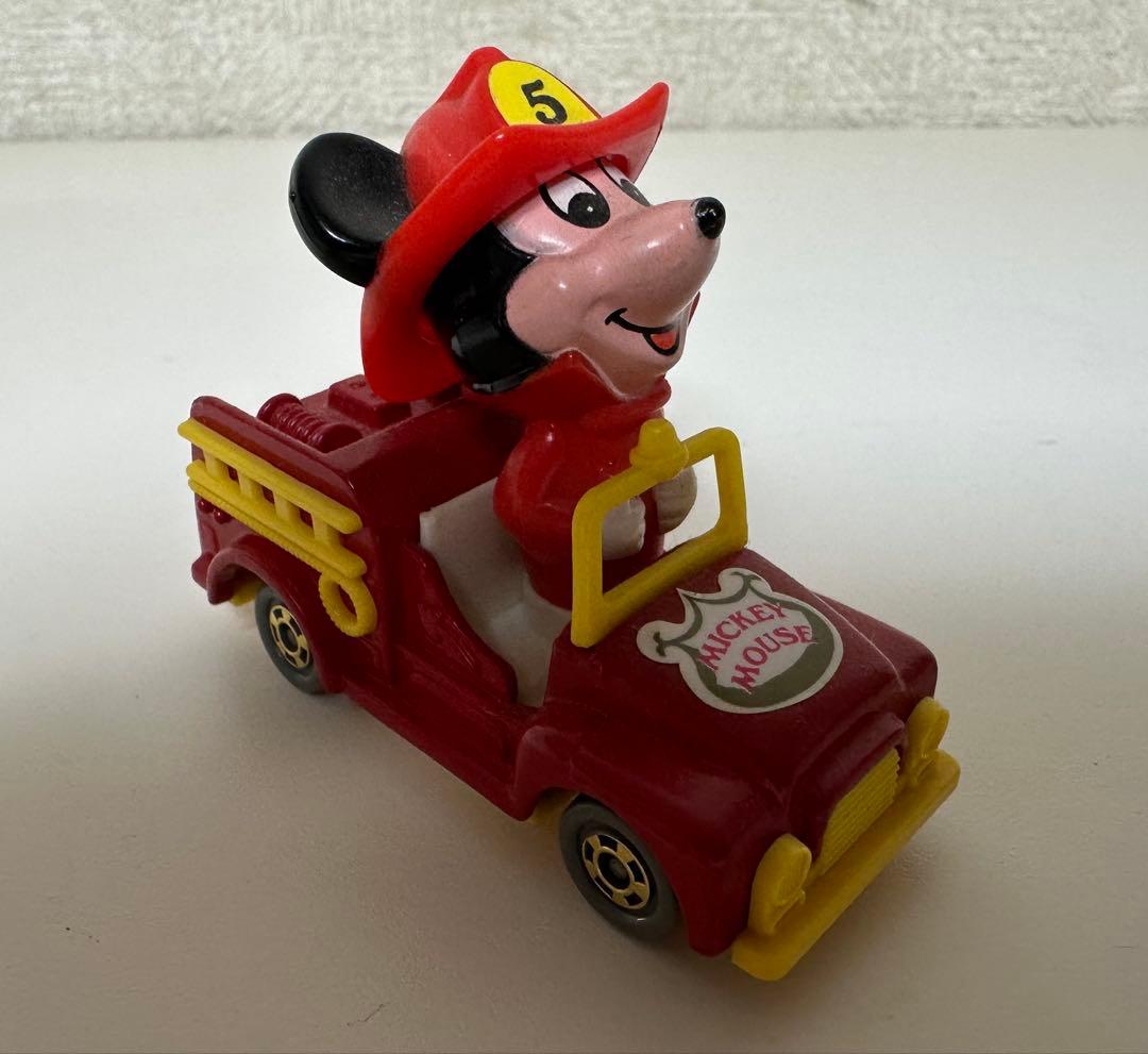 激レア ビンテージ レトロ ミッキーマウス 消防車 トイカー (PD-2)