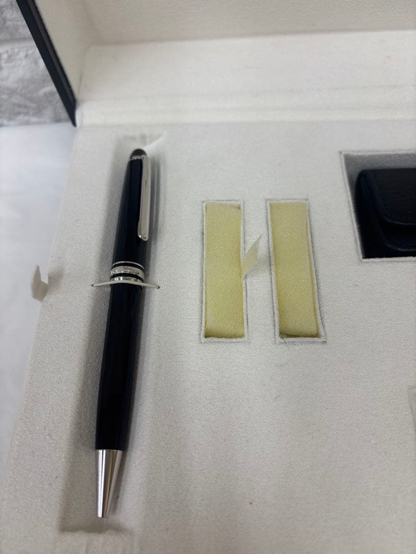 限定品MONT BLANC ボールペン カフスセット　黒 ケース付き