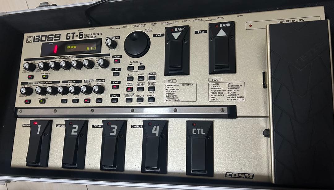 BOSS GT-6 ギター用　マルチエフェクター