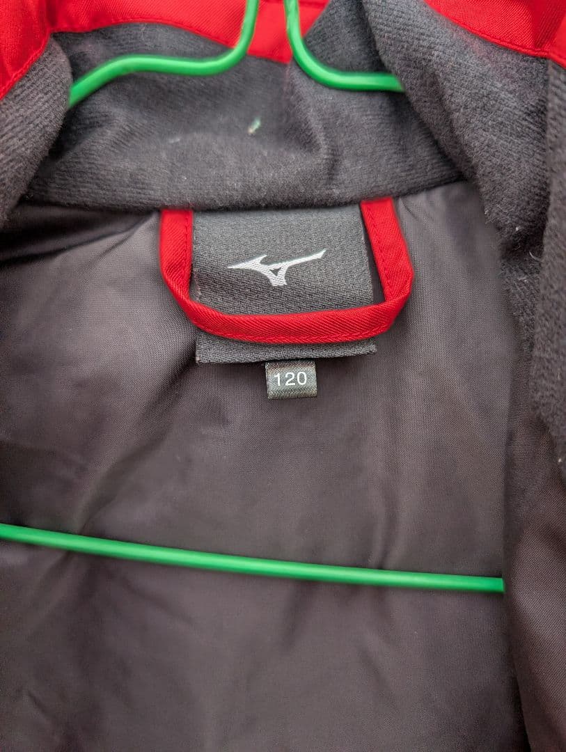 Mizuno スキーウェア 子ども用 赤黒　120cm
