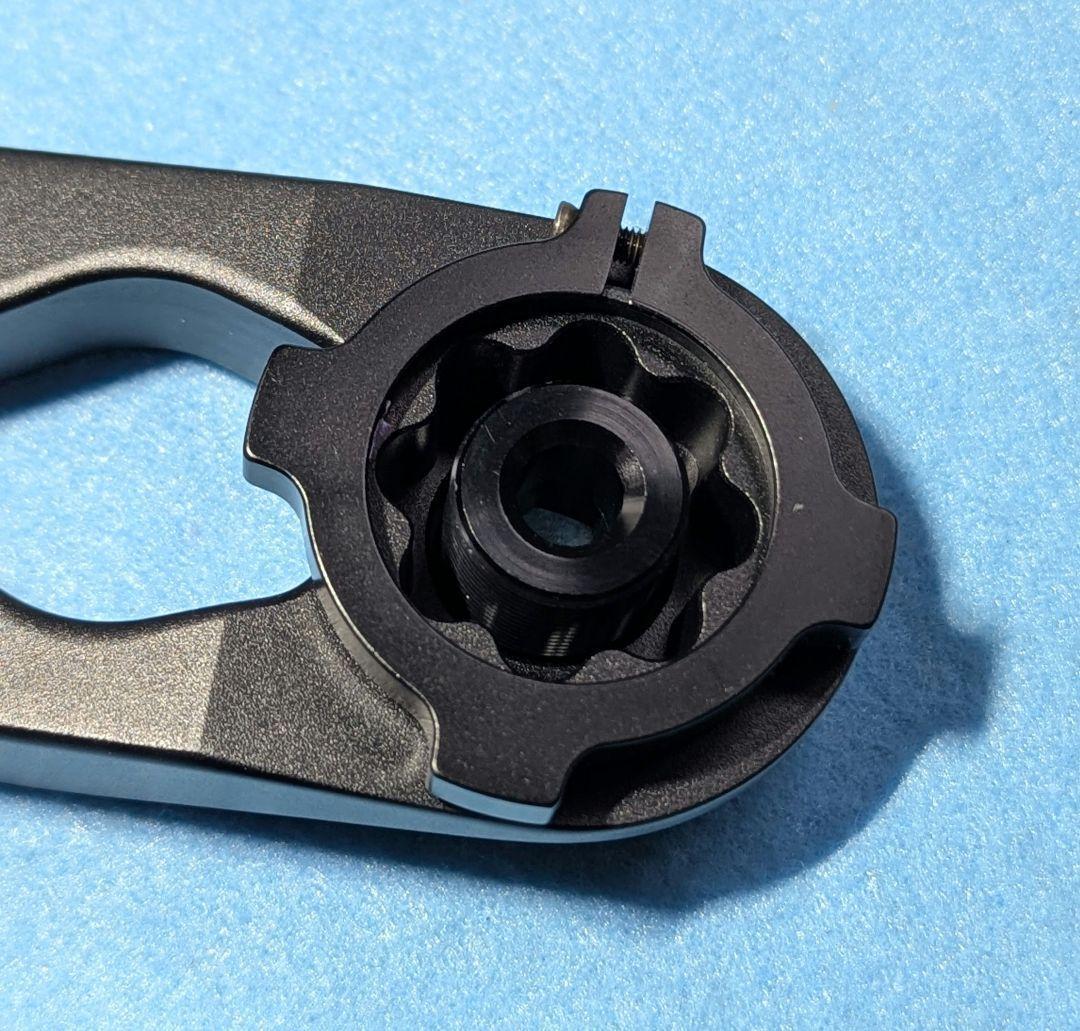 (BB付属)EVOSID cyber クランクアームセット ブラック 170mm