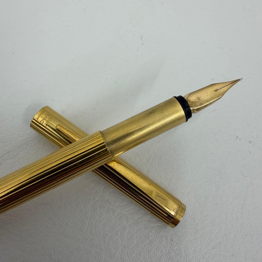 P16【万年筆】MONTBLANC モンブラン K14 ゴールド ノブレス585