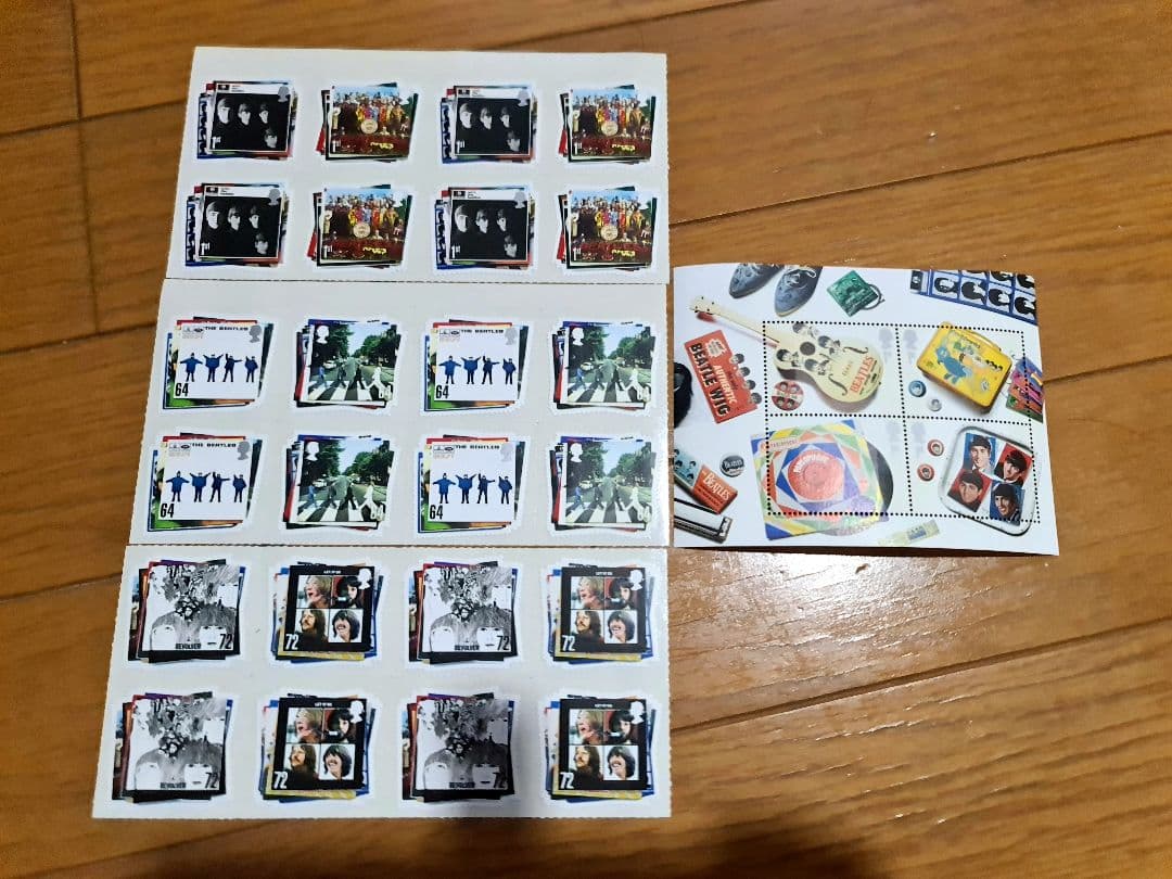 ★新品未使用ビートルズイギリスロイヤルメール 記念切手スタンプ28枚セット