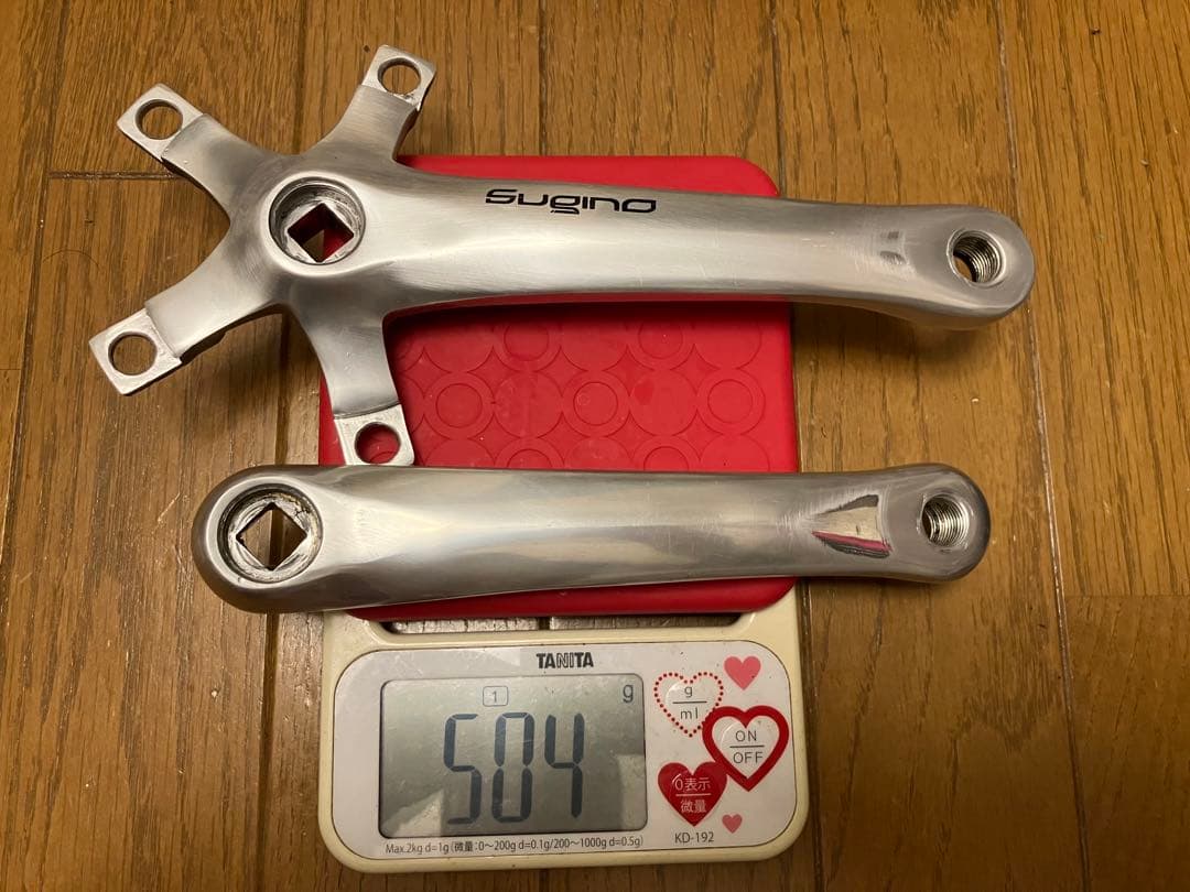 スギノ　SUGINO XD02 170mm BCD110 鍛造　クランクセット