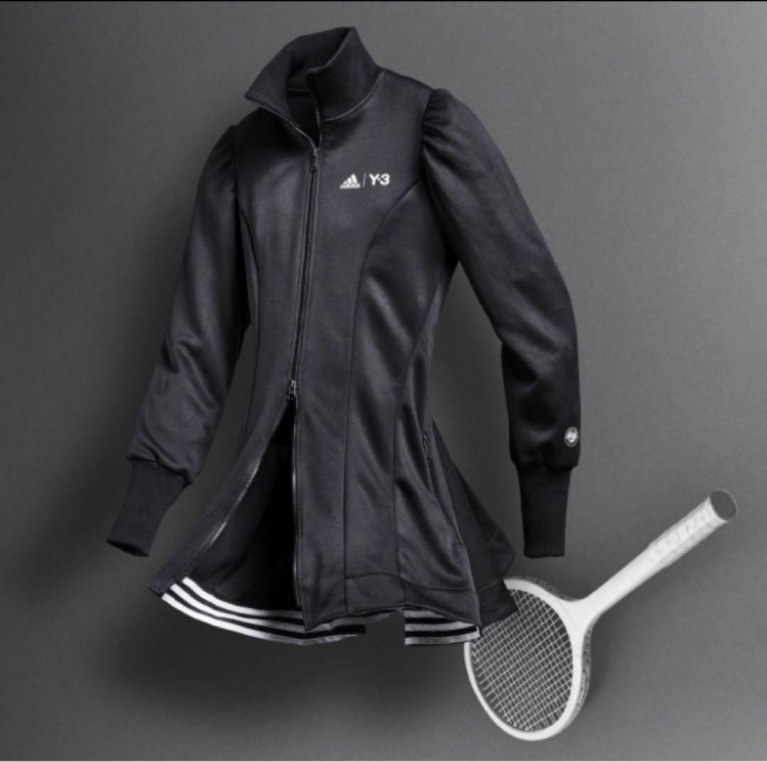 adidas Y-3 ブラック ジップアップジャケット ワンピース