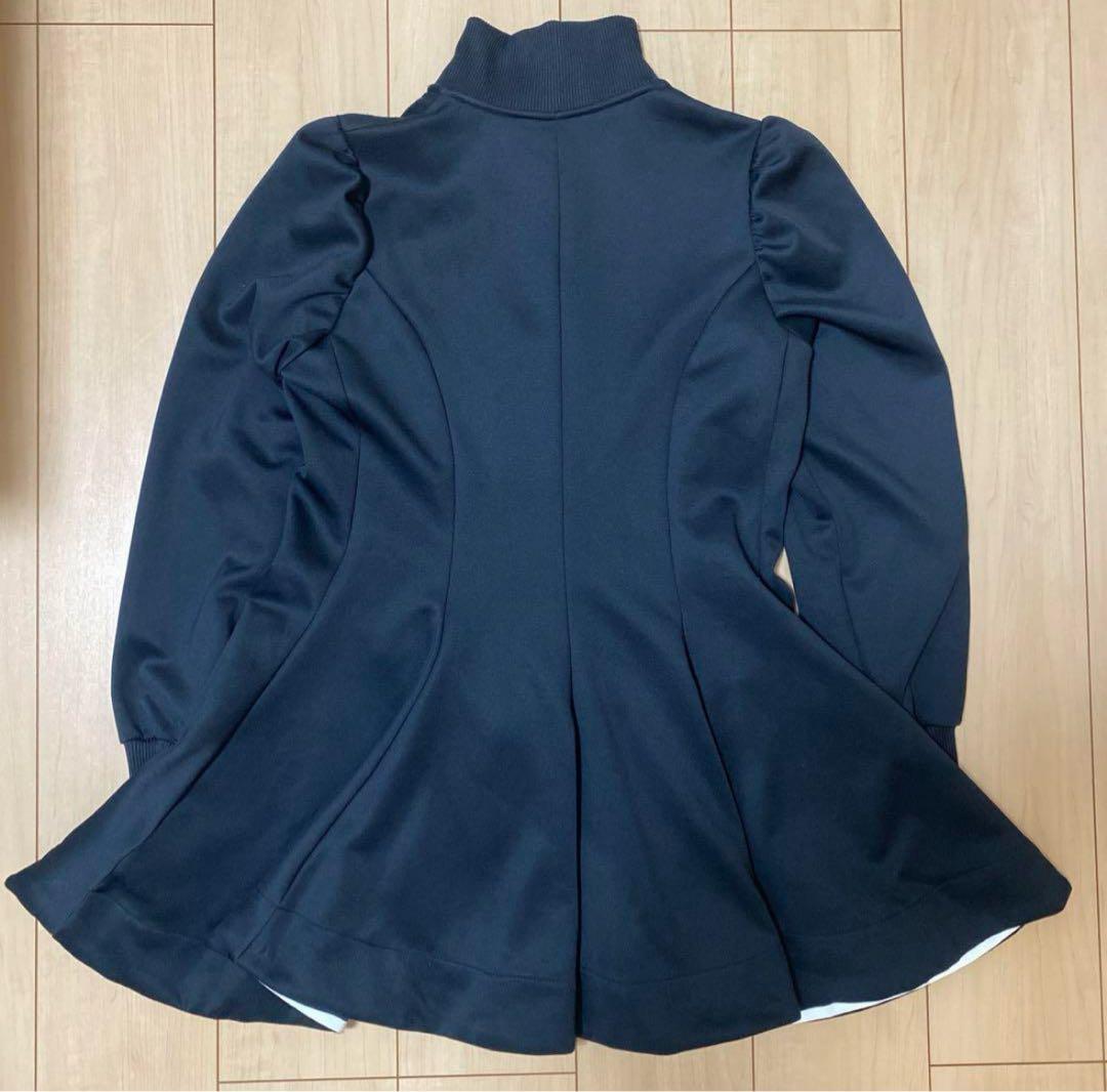 adidas Y-3 ブラック ジップアップジャケット ワンピース