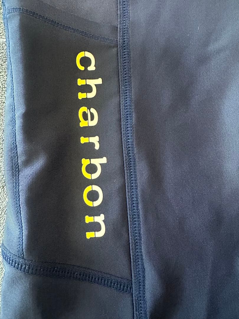 ウォーキング・ランニングウェア Charbon 10 POCKETS LOGO SHORT LEGGINGS