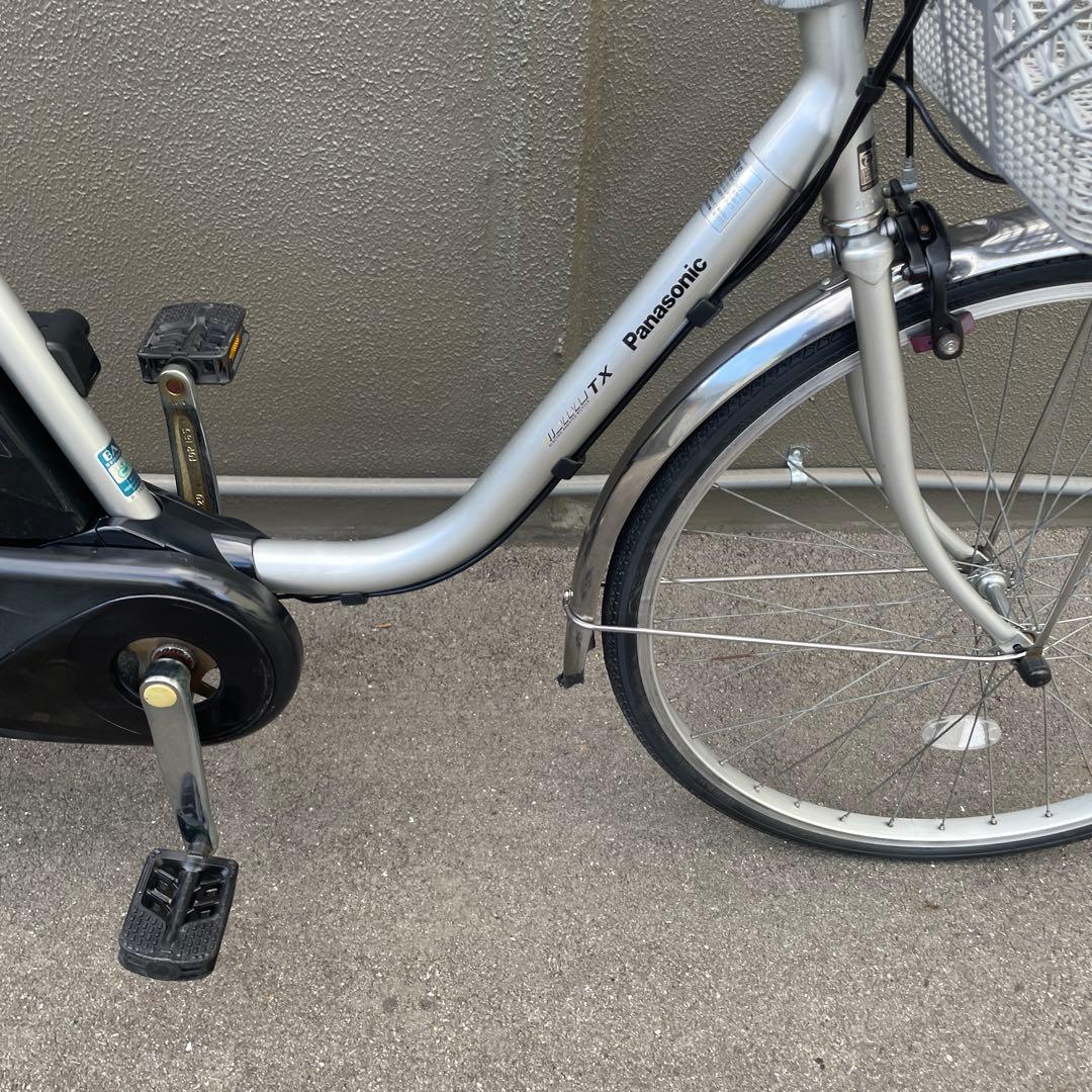 パナソニック電動アシスト自転車26インチシルバー