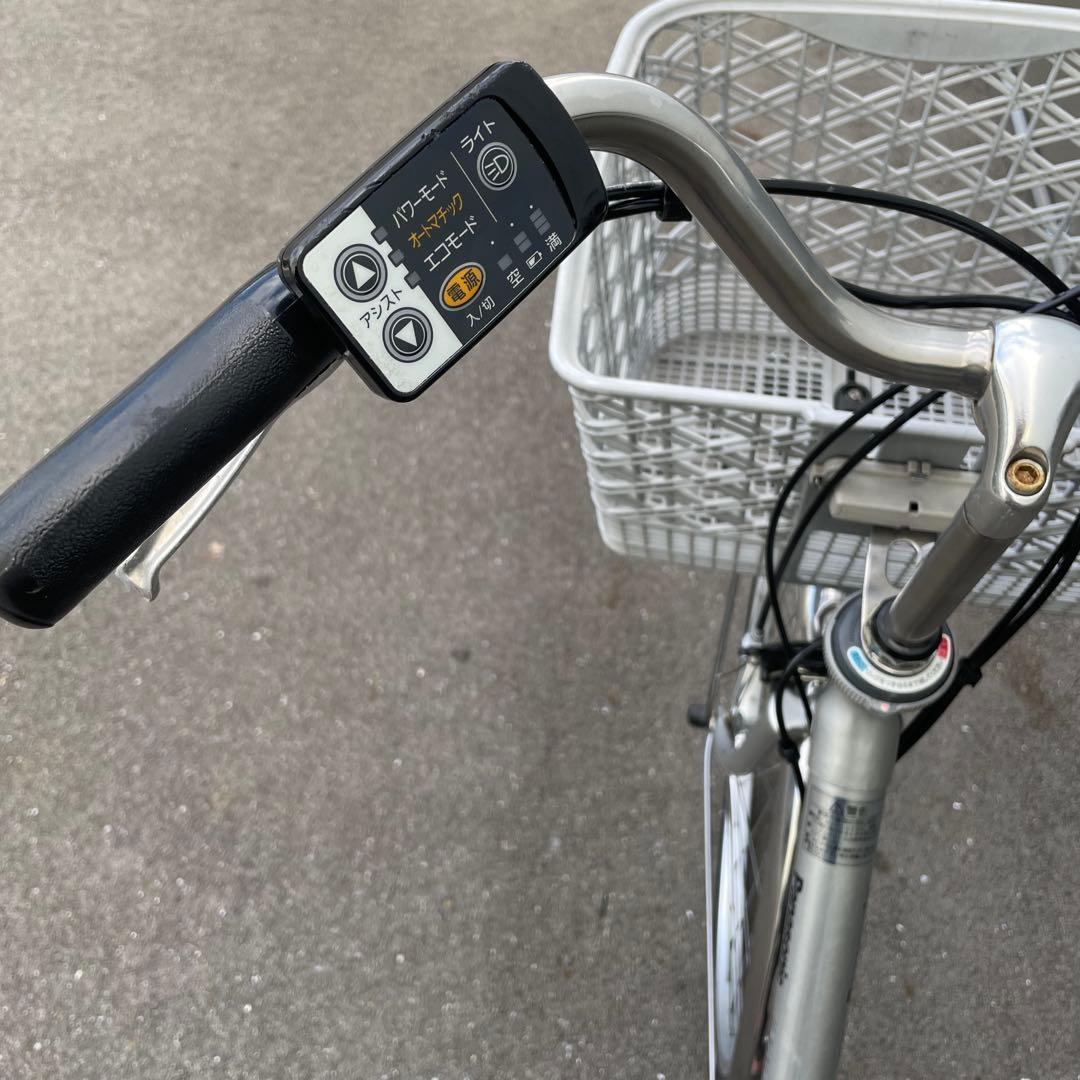 パナソニック電動アシスト自転車26インチシルバー