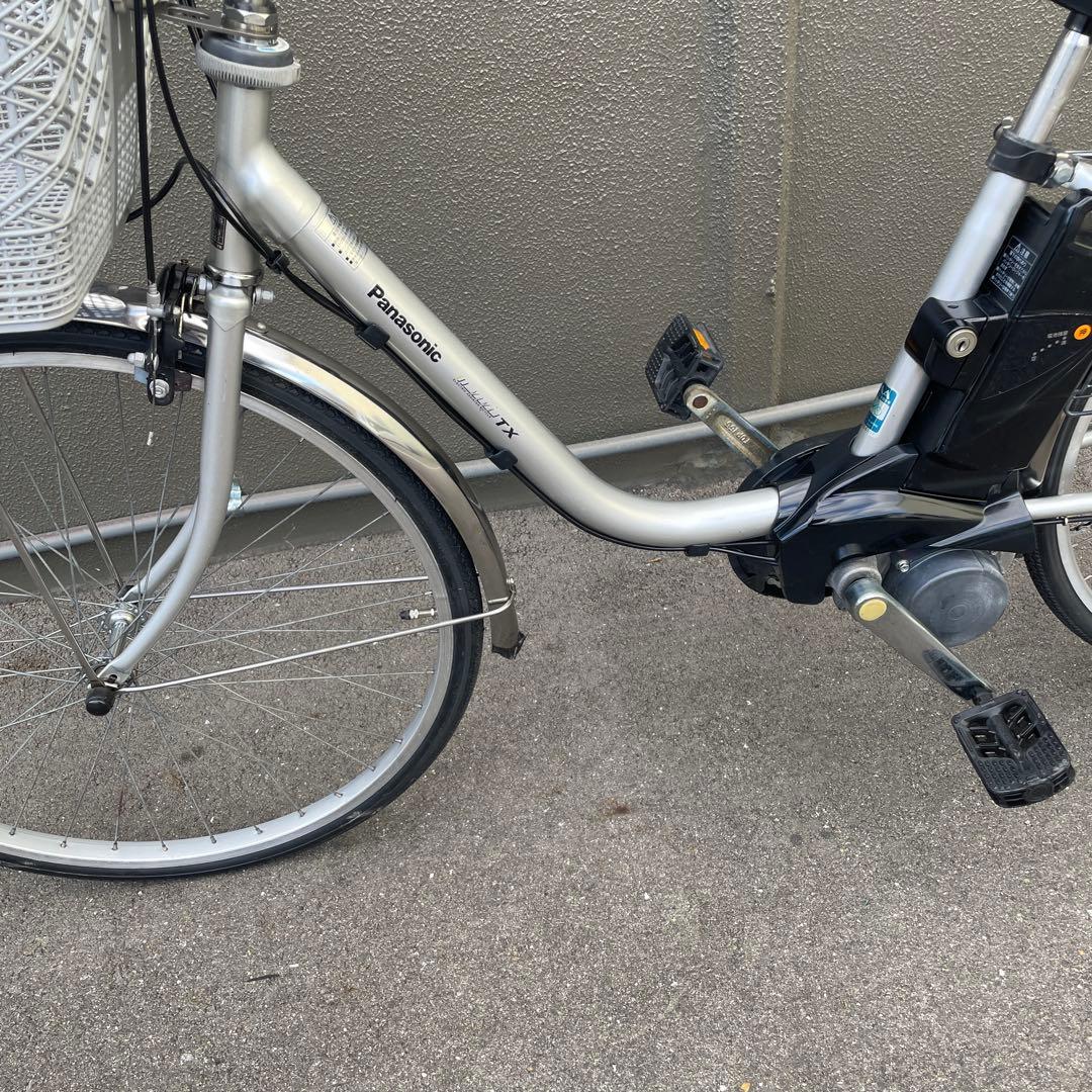 パナソニック電動アシスト自転車26インチシルバー