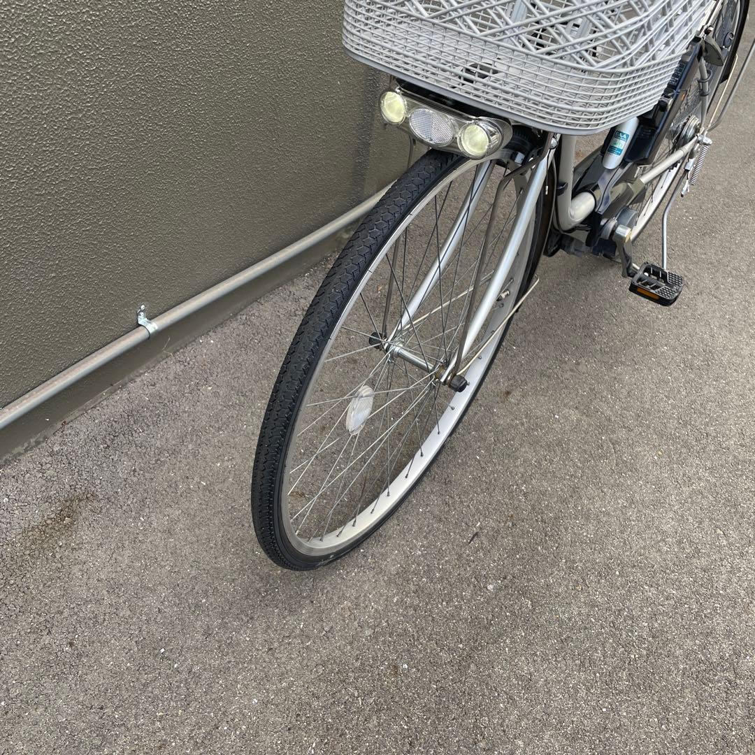 パナソニック電動アシスト自転車26インチシルバー
