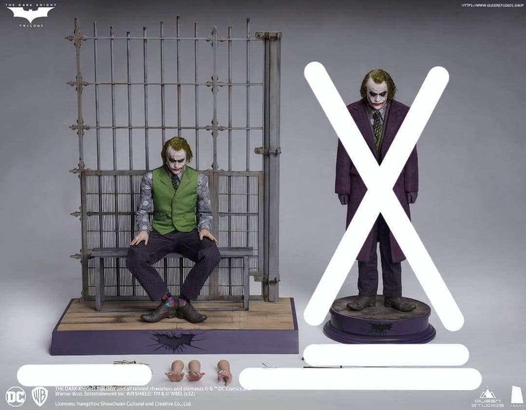 INART Queen Studios ジョーカー DX 植毛 収監版 1/6