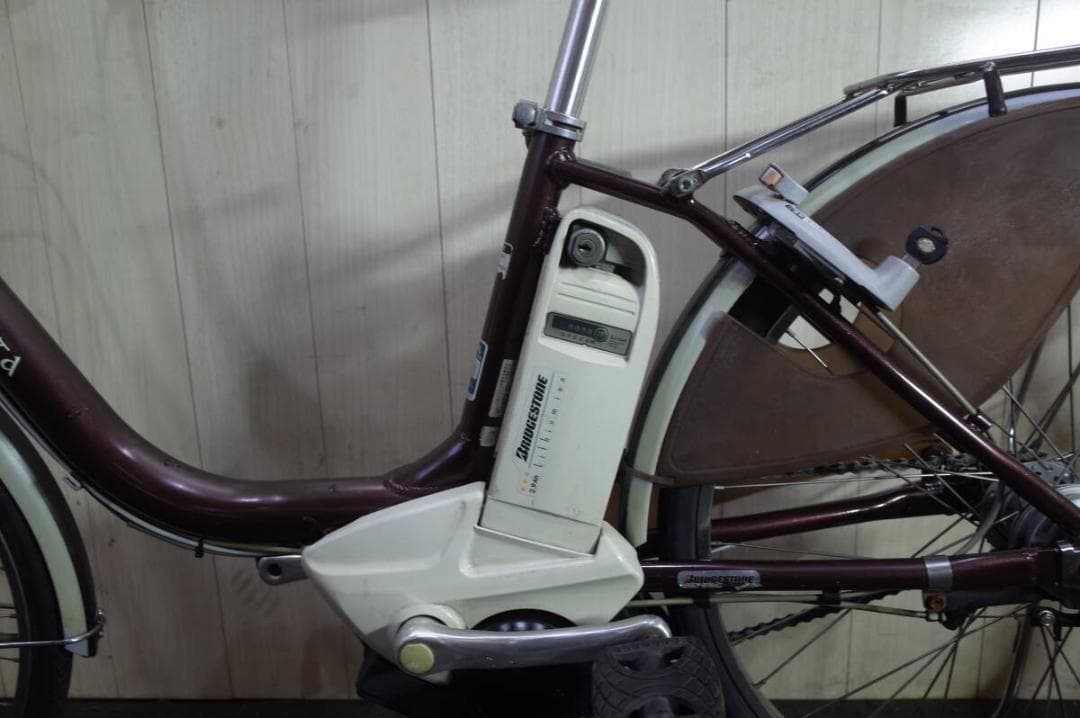 ブリヂストンアシスタ A4L49 大容量リチウム8.1AH 24型LED 茶色