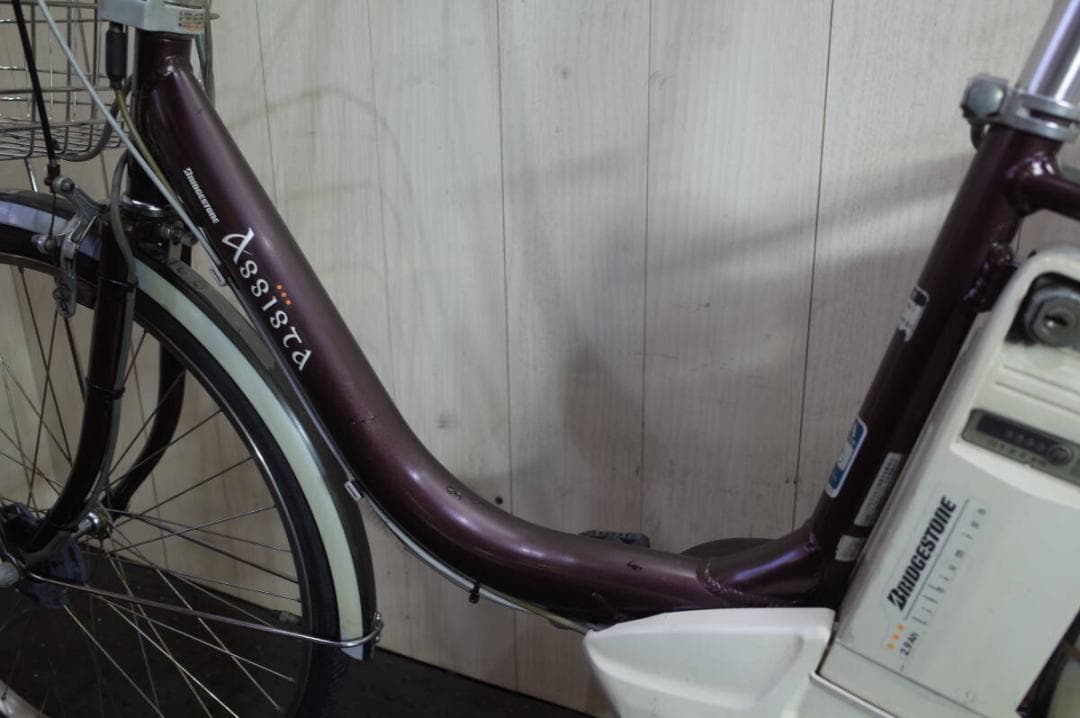 ブリヂストンアシスタ A4L49 大容量リチウム8.1AH 24型LED 茶色