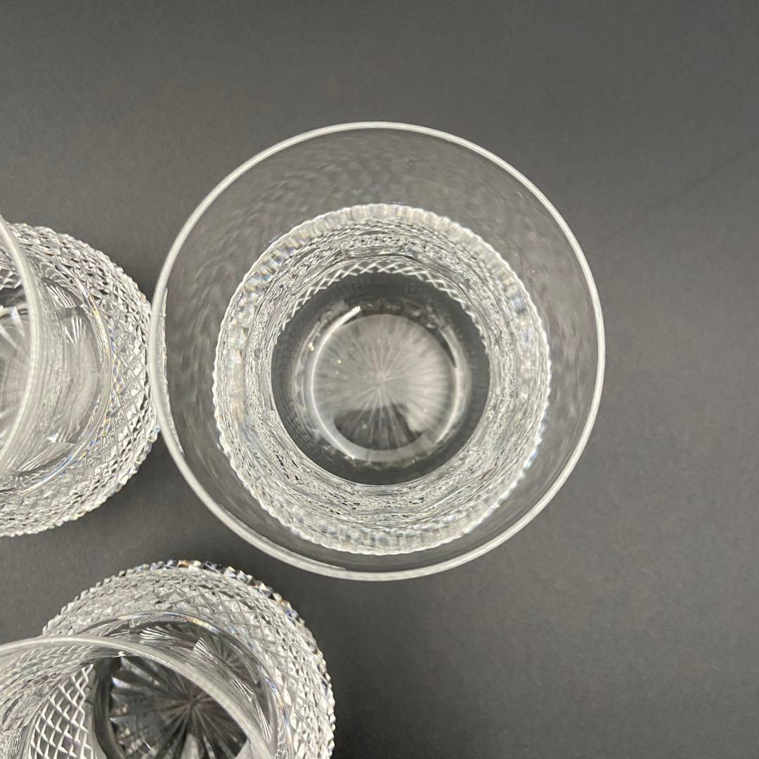 エジンバラ クリスタル アザミグラス 3客 ショットグラス ウィスキー 日本酒