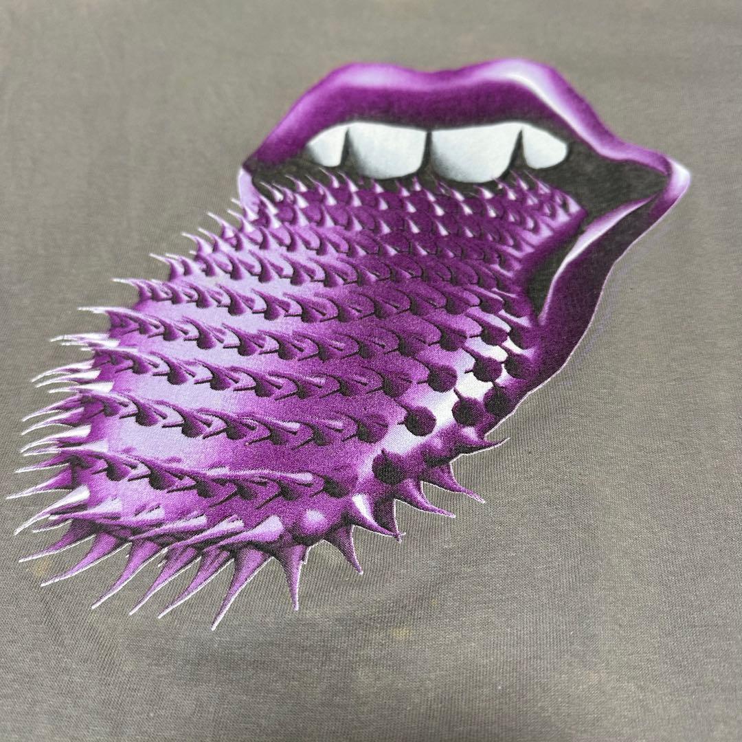 ローリングストーンズ L スパイクタン パープル グレー 90s