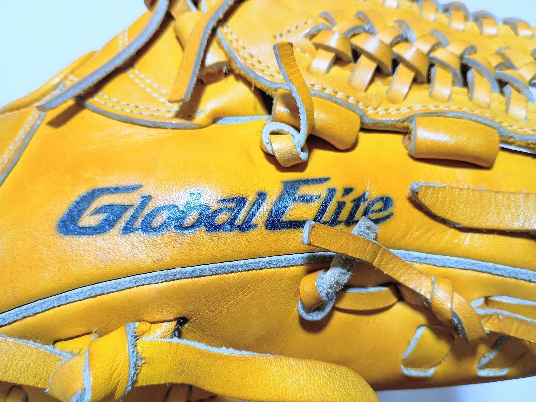 【美品】ミズノ　グローバルエリート　Ｌseries　軟式野球　内野手用　グラブ