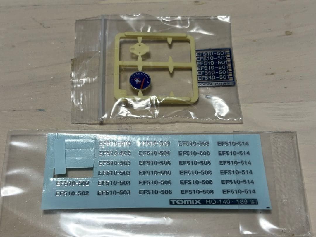 TOMIX HO-189 JREF510-500形電気機関車(北斗星色)